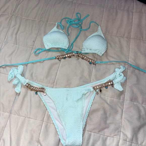 SHEIN Rhinestone Bikini Set - Picture 4 of 11